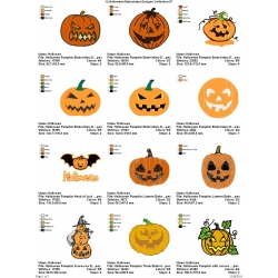 12 Halloween Embroidery Designs Collection 07